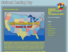 Tablet Screenshot of national-reading-day.org